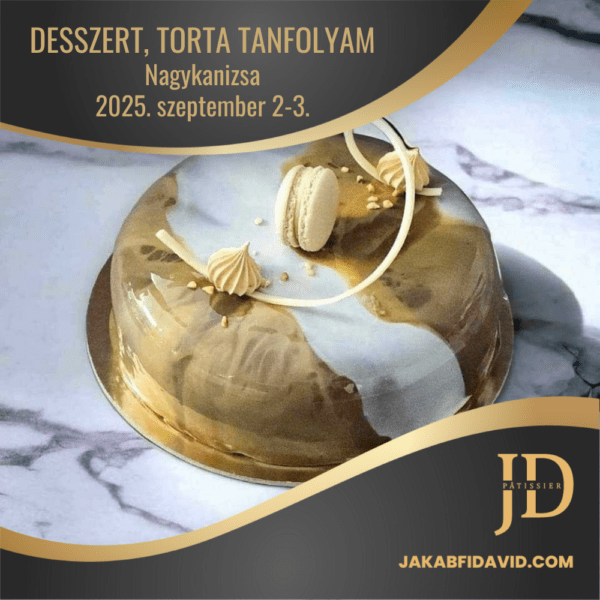 Desszert, torta tanfolyam – Szeptember 2-3.